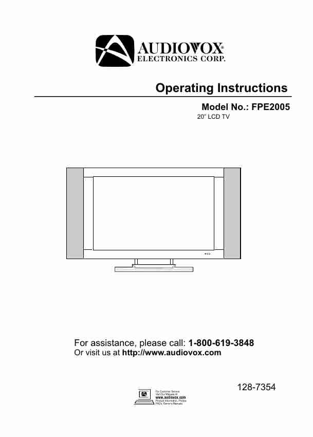 Audiovox Flat Panel Television FPE2705-page_pdf
